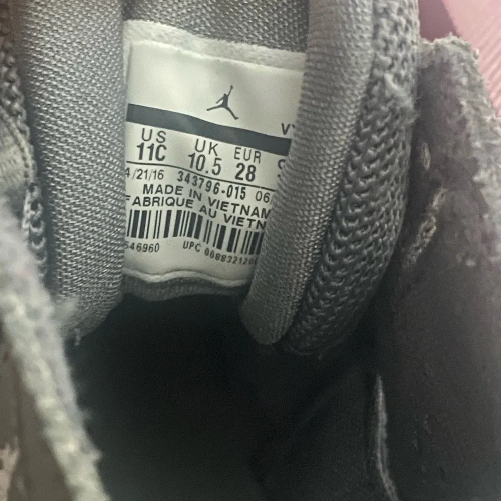 Jordan Kids Dark Gray Sneakers